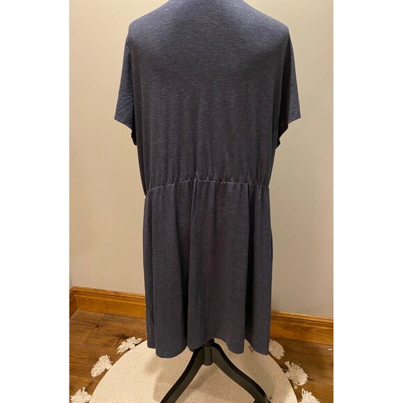 TWO Old Navy Dresses Plus Size XXL Green & Gray T-Shirt Stretchy Soft Casual - Picture 9 of 12